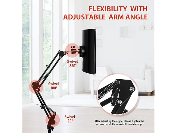 Red Light Therapy Lamp w/Stand