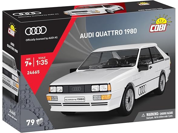COBI Audi Quattro 1980, White, 79 Pieces