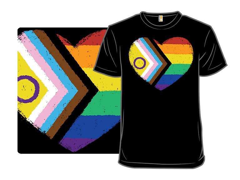 Progress Pride Flag Heart - Gallery 8