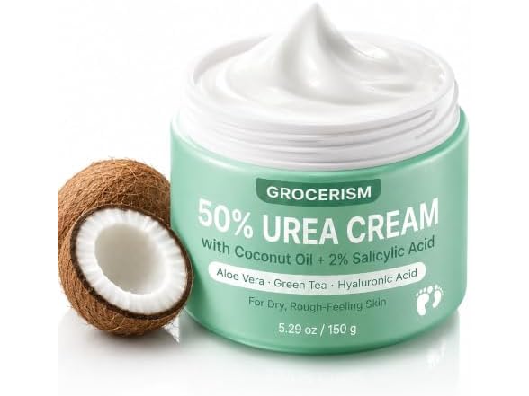Grocerism 5.29 oz 50% Coconut Urea Foot Cream