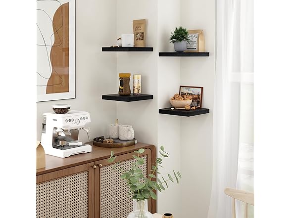 Square floating shelves