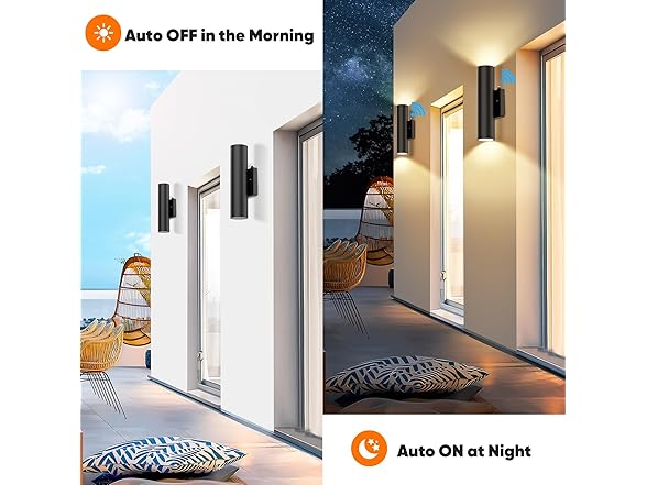 GoBright 2-Pack Dusk to Dawn LED Outdoor Lighting