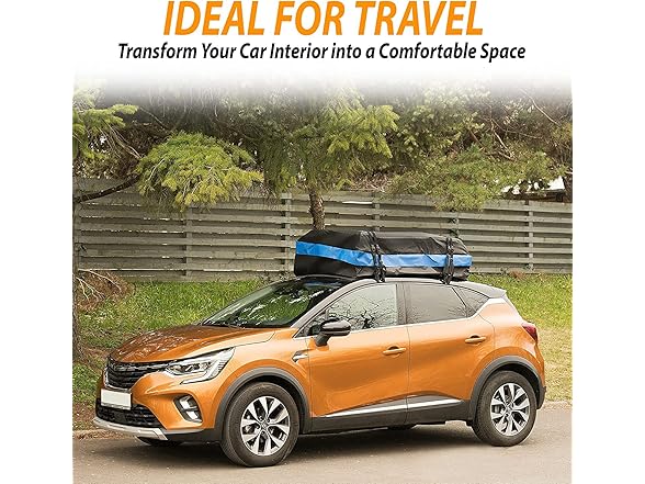 Zone Tech OR0036 Car Roof Cargo Bag 21 Cubic Ft