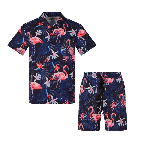 2Pc Mens Top & Bottom Beach Set - Gallery 38