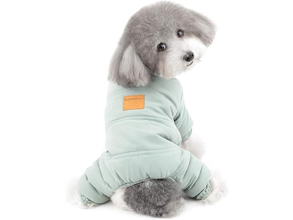 ZUNEA Dog Snowsuit for Small Dogs Winter War
