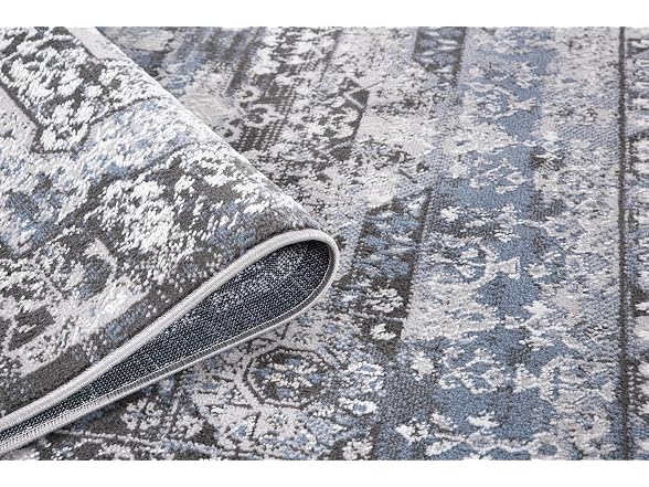 L'Baiet Lina Blue Oriental 2x6 Runner Rug