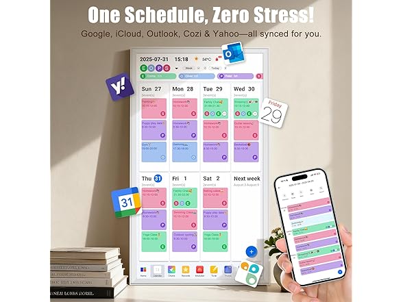 Homlab Digital Calendar 32" Smart Touchscreen