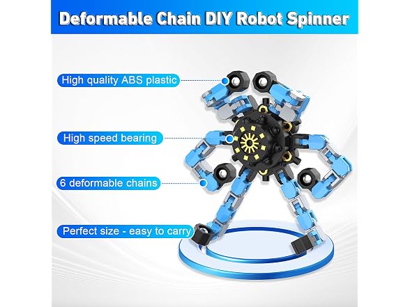 Transformable Fidget Spinners