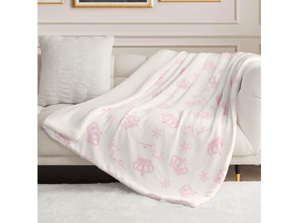 Juicy Couture Sherpa Throw 50"x60"