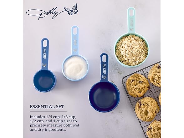 Dolly Parton Blue Nesting Measuring Cups