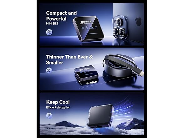 BRAIDOL Wireless HDMI Display Dongle Adapter