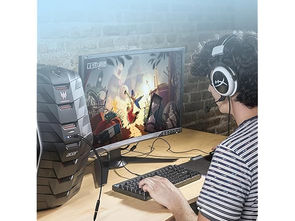 2-in-1 Y Aux Splitter Audio Cable Cord