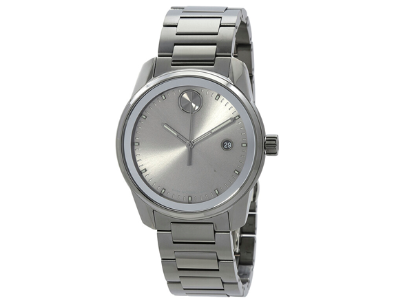 Movado Bold Verso Quartz Gunmetal Dial Men's Watch