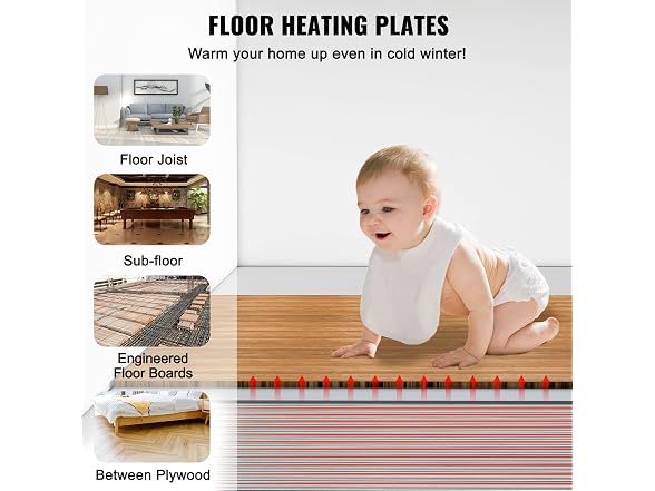 PEX Heat Transfer Plates 4 ft, Radiant 160455