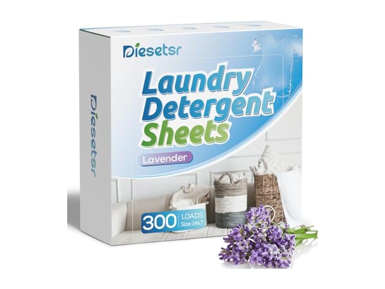 Diesetsr W0062 Laundry Detergent Sheets Lavender