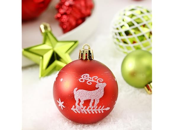 GarveeHome GarveeHome 70ct Christmas Tree Balls Orna