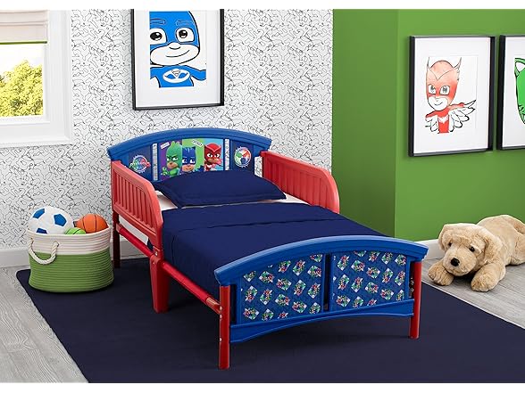 Delta Plastic Toddler Bed, PJ Masks