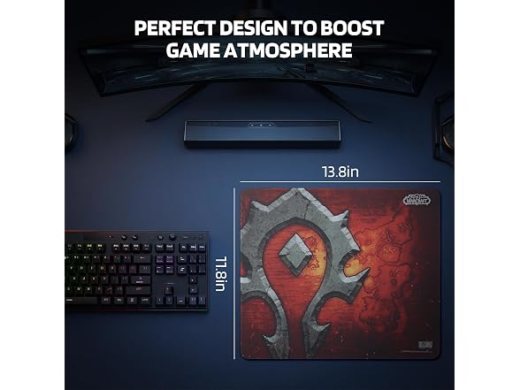 WOW Hoard Red Gaming Mousepad