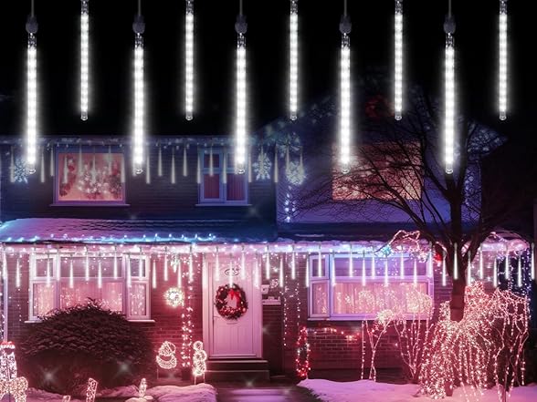 192 LED Falling Rain Lights Outdoor