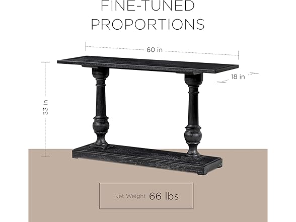 Arthur Traditional Accent Console Table