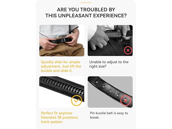 Chaoren Men (28" to 34" Waist Adjustable) Belt Gun