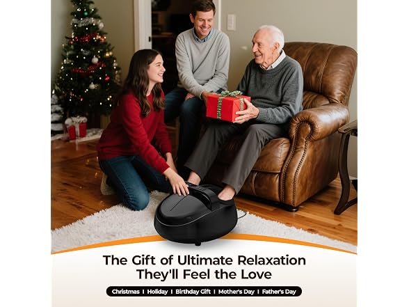 Foot Massager With Heat, 5 Modes