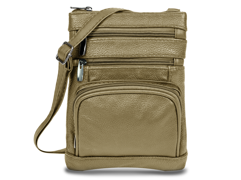 XL Plus Size Super Soft Leather Crossbody Bag