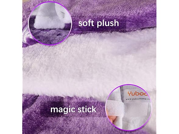 yuboo Purple Lavender Tree Skirt, 36" Faux Fur