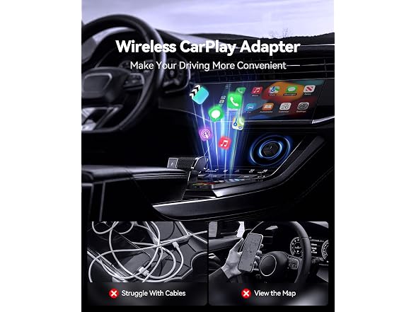 iGENJUN Wireless CarPlay Android Adapter