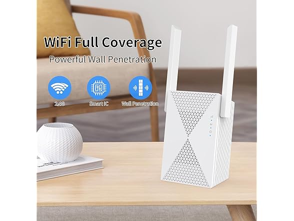 JoyLantern WiFi Extender White