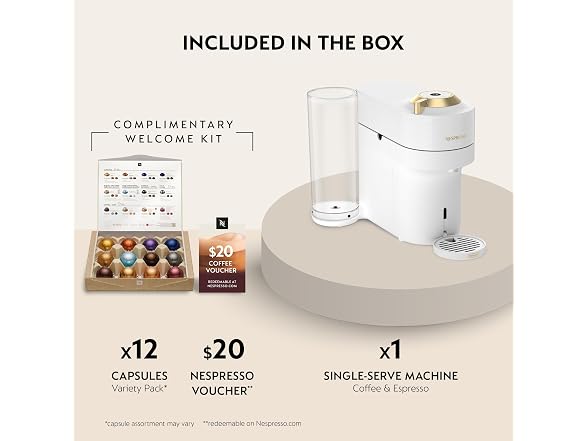 Nespresso Vertuo Pop+ Deluxe Coffee & Espresso Maker by De'Longhi
