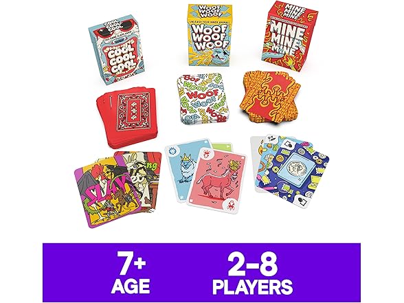 Spin Master Games, Family Card Games 3 Pack