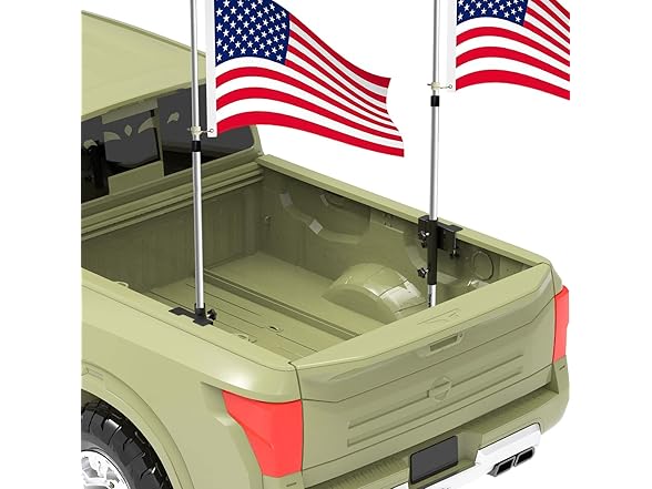 JUYEER Pickup Truck Flagpole Mount in Bed