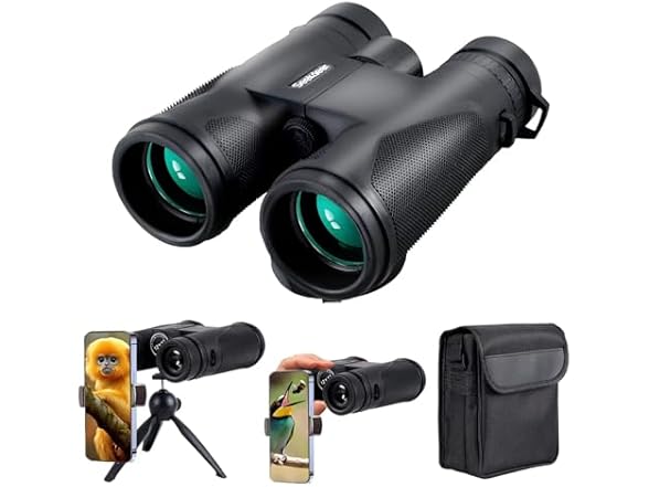12x42 HD Binoculars with 20mm Eyepieces