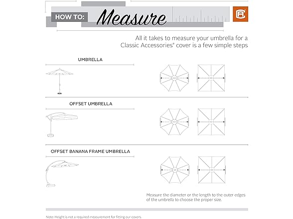 Classic Accessories 13 Foot Offset Patio Umbrella Cover