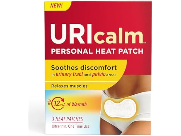 3CT Uricalm Personal Heat Patch, Soothes Discomfort
