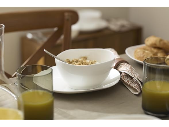 Lenox Studio 1414 Curve Bone China 16-Piece Dinnerware Set