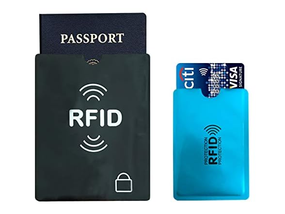 WUOJI RFID Blocking Credit Card Sleeves