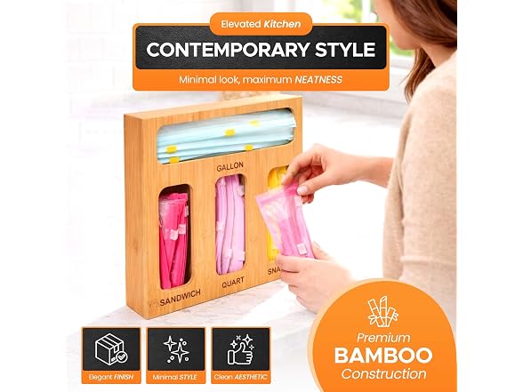 Earth’s Dreams Bamboo Kitchen Drawer Organizer