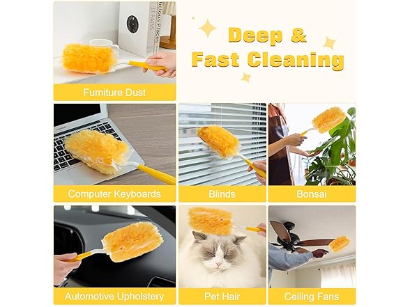 GTSSGTR 360° Heavy Duty Duster with Refills