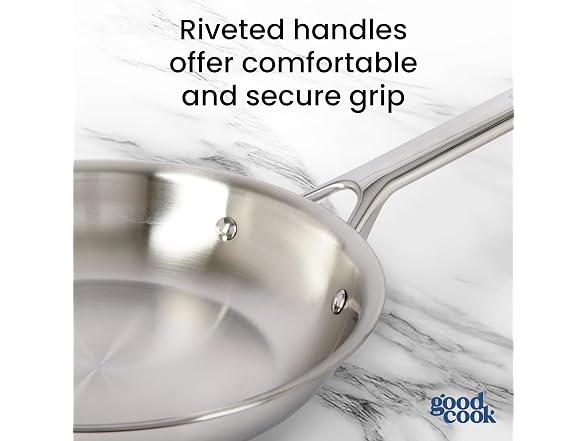 GoodCook Stainless Steel Fry Pan 10-Inch