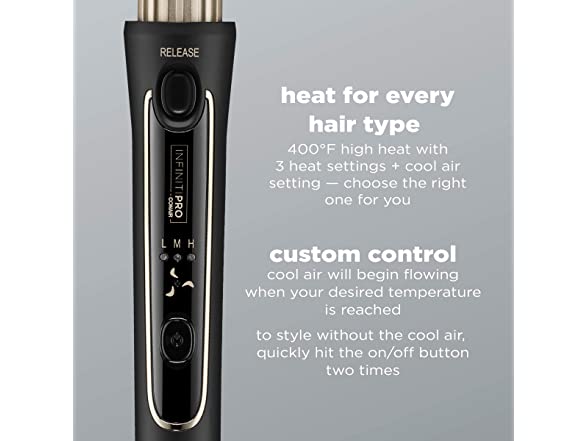 INFINITIPRO Cool Air Curling Iron