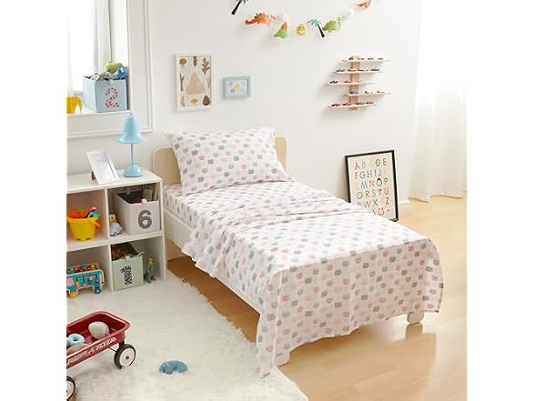 Amazon Basics Kid's Microfiber 3Pc Sheet Set