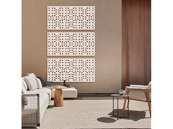 Elevens Metal Privacy Screen White