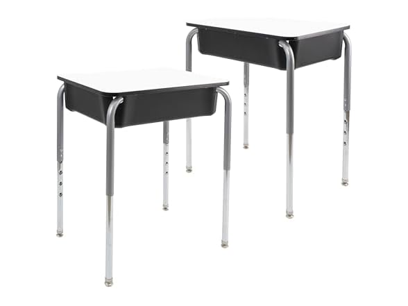 FDP 18" x 24" Belly Curve Classroom Open Front Desk Whiteboard