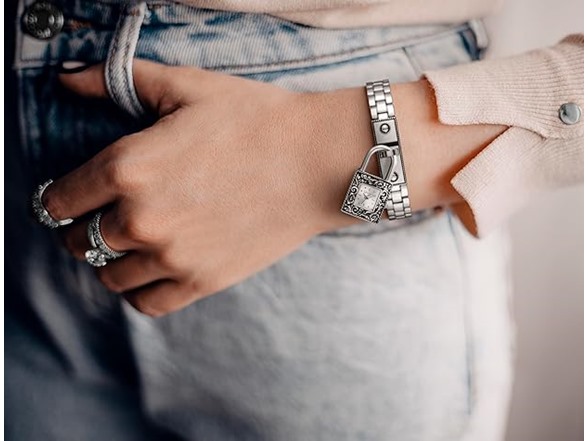 Jessica Simpson Locket Watch Bracelet