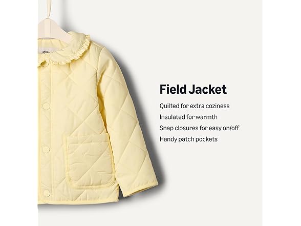 Quilted Jacket (12M - 3T) | Your Color Choice