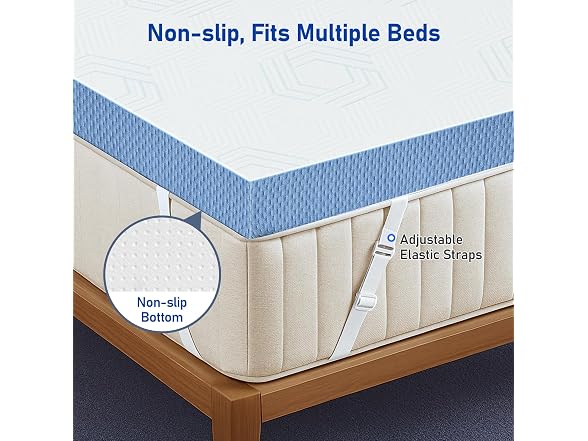 Glendan Firm 3-in Mattress Topper Queen