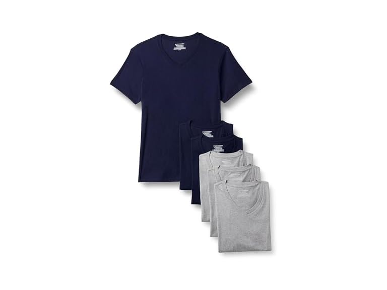 Amazon Essentials Mens VNeck Undershirt 6Pk - Gallery 12