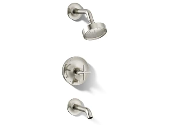 Kohler T14420-3-SN Purist Rite-Temp bath and shower trim